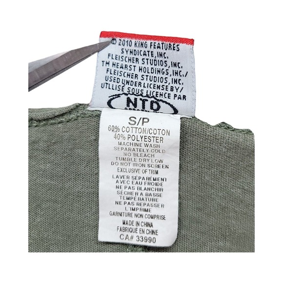 Small Betty Boop Womens T Shirt Gray Black Cartoon Big Face Retro Classic 2010 - Picture 6 of 6